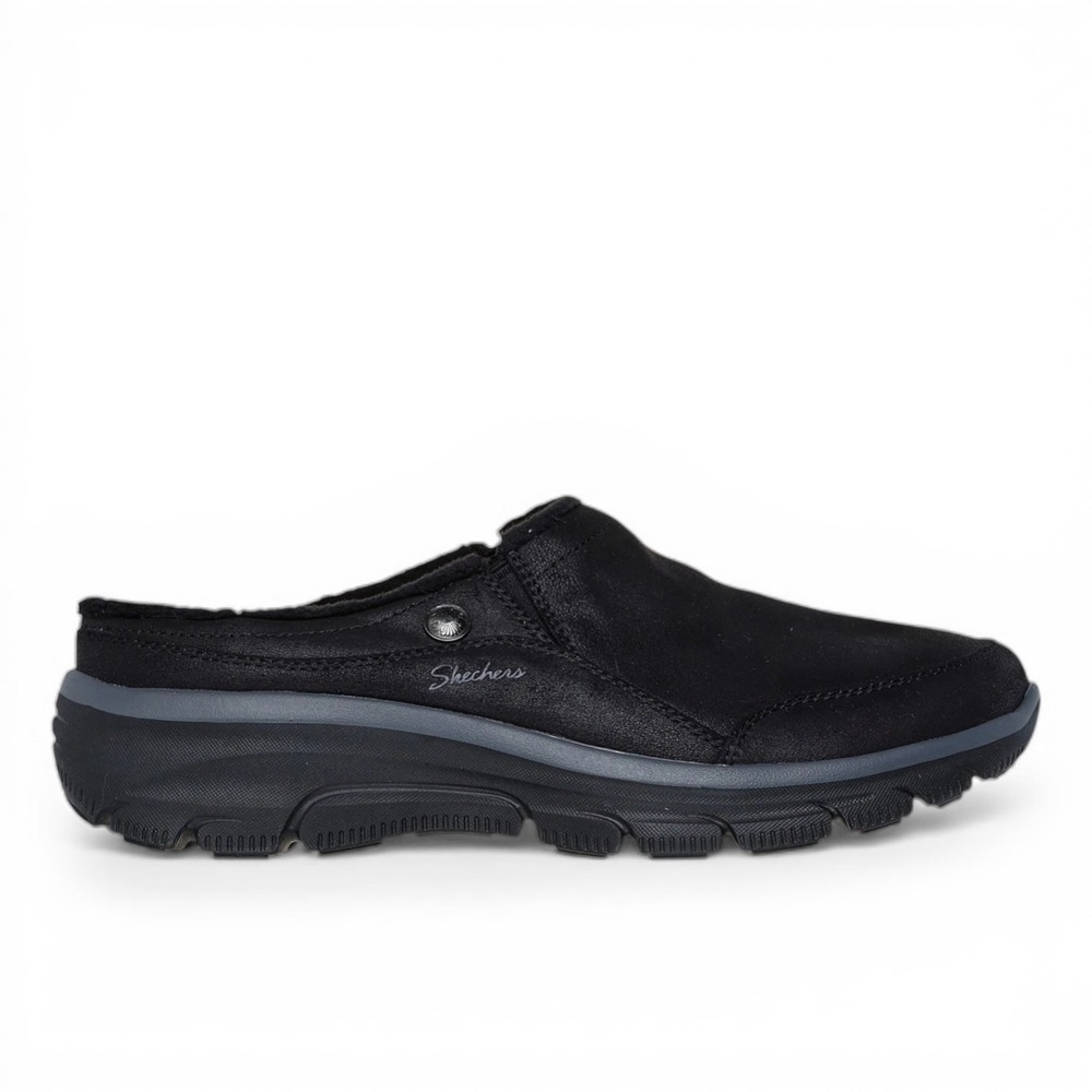 Skechers Latte 2 Clog Womens Size 9.5 Black Water Repel Fabric‎ 167870-BLK NEW